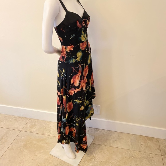 NWT BCBGMAXAZRIA Floral Sleeveless Dress - Picture 2 of 6